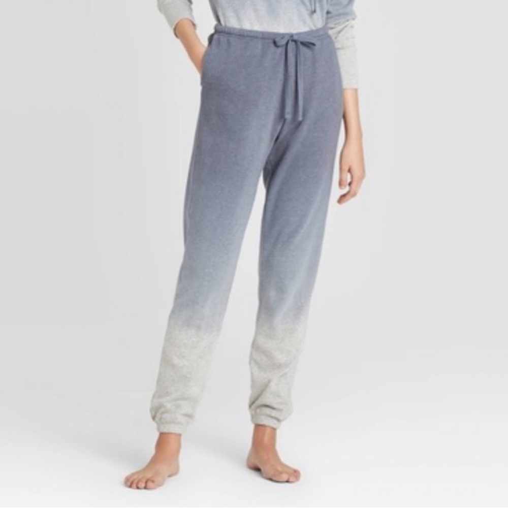 Colsie Blue and Gray Ombré Sweatpants